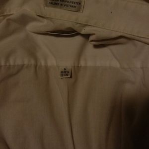 Long sleeve white dress shirt